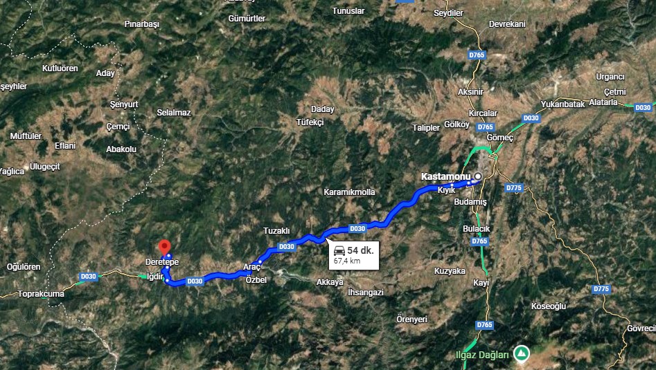 KASTAMONU ARAÇ DERETEPEDE 3.004 M² TARLA SATILIK. - KASTAMONU ARAÇ fotoğraf 5